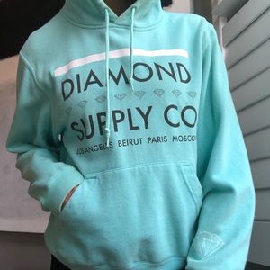 Diamond Supply Co. Teal Sweatshirt
